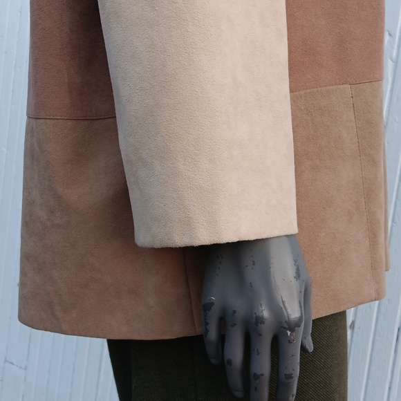 OUT ON A LIMB LADIES HAND DESIGNED FAUX SUEDE LUXURY JACKET/COAT (USA) - Picture 15 of 17